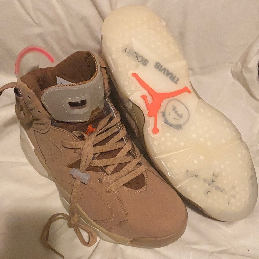 Jordan 6 Travis Scott British Khaki Sz 13